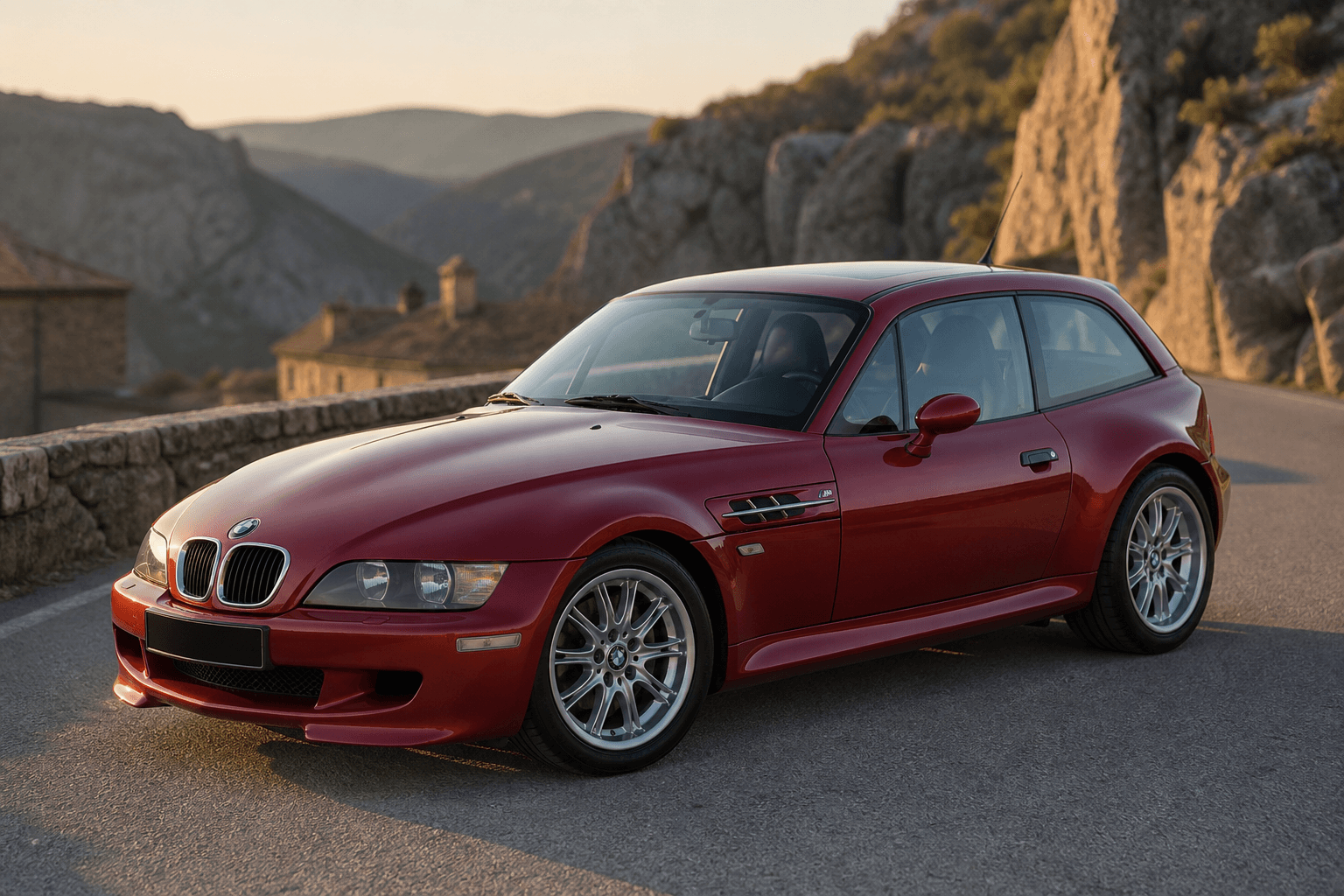 BMW Z3 M S50 en una imagen generada para MotorAtlas Stage Lab