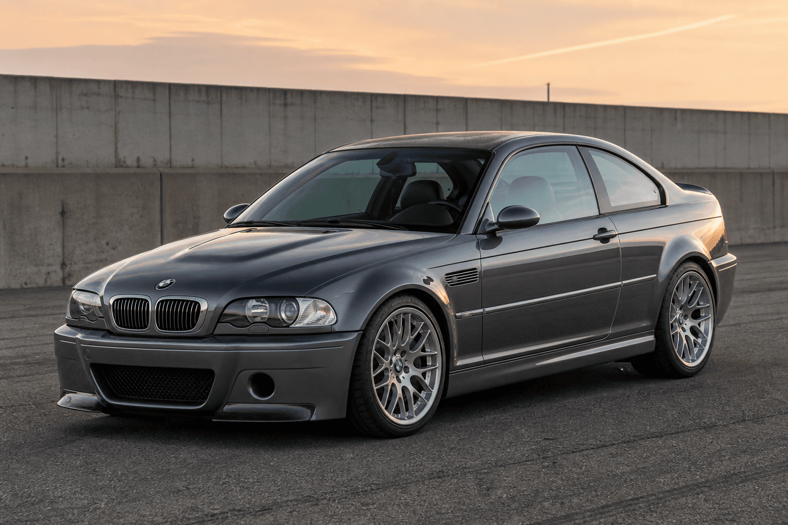 BMW M3 E46 CSL en una imagen generada para MotorAtlas Stage Lab
