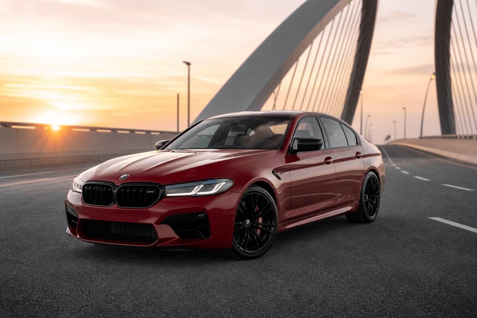 BMW M5 F90 Competition en una imagen generada para MotorAtlas Stage Lab