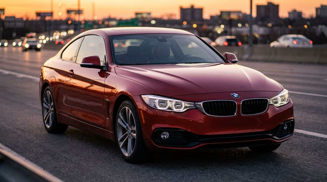 BMW Serie 4 430i B48 coupe en carretera