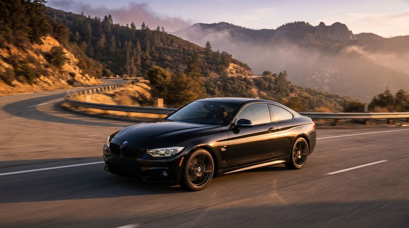 BMW Serie 4 435i N55 coupe al atardecer